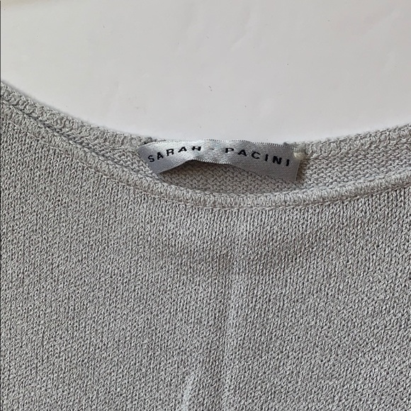 Sarah Pacini Light Grey Side Slit Dress/Tunic,OS - Picture 8 of 11